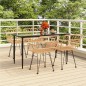 vidaXL 5-tlg. Garten-Essgruppe Poly Rattan vidaXL 5-tlg. Garten-Essgruppe Poly Rattan