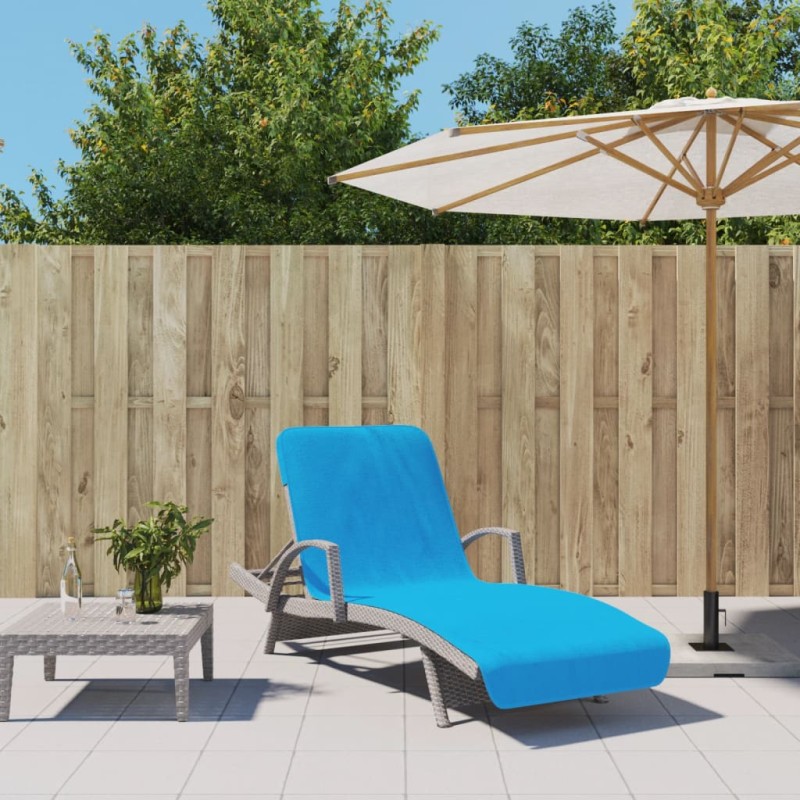 vidaXL Strandtücher 2 Stk. Türkis 75x200 cm Stoff 400 GSM vidaXL Strandtücher 2 Stk. Türkis 75x200 cm Stoff 400 GSM
