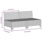 vidaXL 7-tlg. Garten-Lounge-Set mit Kissen Grau Poly Rattan vidaXL 7-tlg. Garten-Lounge-Set mit Kissen Grau Poly Rattan