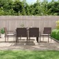 vidaXL 7-tlg. Garten-Essgruppe mit Kissen Poly Rattan und Stahl vidaXL 7-tlg. Garten-Essgruppe mit Kissen Poly Rattan und Stahl