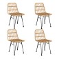 vidaXL 5-tlg. Garten-Essgruppe Poly Rattan vidaXL 5-tlg. Garten-Essgruppe Poly Rattan