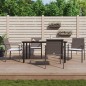 vidaXL 5-tlg. Garten-Essgruppe mit Kissen Poly Rattan und Stahl vidaXL 5-tlg. Garten-Essgruppe mit Kissen Poly Rattan und Stahl