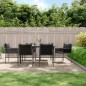 vidaXL 7-tlg. Garten-Essgruppe mit Kissen Poly Rattan und Stahl vidaXL 7-tlg. Garten-Essgruppe mit Kissen Poly Rattan und Stahl