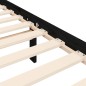 vidaXL Massivholzbett mit Kopfteil Schwarz 200x200 cm vidaXL Massivholzbett mit Kopfteil Schwarz 200x200 cm