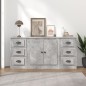 vidaXL Sideboards 3 Stk. Betongrau Holzwerkstoff vidaXL Sideboards 3 Stk. Betongrau Holzwerkstoff