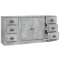 vidaXL Sideboards 3 Stk. Betongrau Holzwerkstoff vidaXL Sideboards 3 Stk. Betongrau Holzwerkstoff