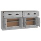 vidaXL Sideboards 2 Stk. Betongrau Holzwerkstoff vidaXL Sideboards 2 Stk. Betongrau Holzwerkstoff