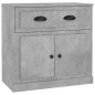 vidaXL Sideboards 2 Stk. Betongrau Holzwerkstoff vidaXL Sideboards 2 Stk. Betongrau Holzwerkstoff