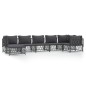 vidaXL 7-tlg. Garten-Lounge-Set mit Kissen Anthrazit Stahl vidaXL 7-tlg. Garten-Lounge-Set mit Kissen Anthrazit Stahl