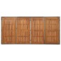vidaXL 9-tlg. Garten-Essgruppe mit Kissen Grau Poly Rattan vidaXL 9-tlg. Garten-Essgruppe mit Kissen Grau Poly Rattan