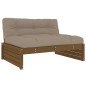 vidaXL 6-tlg. Garten-Lounge-Set mit Kissen Honigbraun Massivholz vidaXL 6-tlg. Garten-Lounge-Set mit Kissen Honigbraun Massivholz