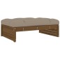 vidaXL 6-tlg. Garten-Lounge-Set mit Kissen Honigbraun Massivholz vidaXL 6-tlg. Garten-Lounge-Set mit Kissen Honigbraun Massivholz