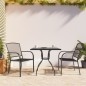 vidaXL 3-tlg. Garten-Essgruppe Anthrazit Stahl vidaXL 3-tlg. Garten-Essgruppe Anthrazit Stahl