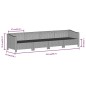 vidaXL 5-tlg. Garten-Lounge-Set mit Kissen Grau Poly Rattan vidaXL 5-tlg. Garten-Lounge-Set mit Kissen Grau Poly Rattan