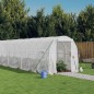 vidaXL Gewächshaus mit Stahlrahmen Weiß 24 m² 12x2x2 m vidaXL Gewächshaus mit Stahlrahmen Weiß 24 m² 12x2x2 m