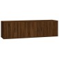 vidaXL 2-tlg. TV-Schrank-Set Braun Eichen-Optik Holzwerkstoff vidaXL 2-tlg. TV-Schrank-Set Braun Eichen-Optik Holzwerkstoff
