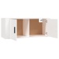 vidaXL TV-Wandschränke 2 Stk. Weiß 100x34,5x40 cm vidaXL TV-Wandschränke 2 Stk. Weiß 100x34,5x40 cm