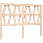 vidaXL Massivholzbett mit Kopfteil 140x190 cm vidaXL Massivholzbett mit Kopfteil 140x190 cm