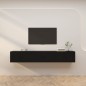vidaXL TV-Wandschränke 3 Stk. Schwarz 80x34,5x40 cm vidaXL TV-Wandschränke 3 Stk. Schwarz 80x34,5x40 cm