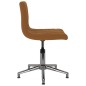 Esszimmerstühle 2 Stk. Drehbar Braun Samt Esszimmerstühle 2 Stk. Drehbar Braun Samt