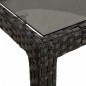 vidaXL 9-tlg. Garten-Essgruppe mit Kissen Schwarz Poly Rattan vidaXL 9-tlg. Garten-Essgruppe mit Kissen Schwarz Poly Rattan