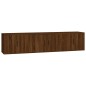 vidaXL 3-tlg. TV-Schrank-Set Braun Eichen-Optik Holzwerkstoff vidaXL 3-tlg. TV-Schrank-Set Braun Eichen-Optik Holzwerkstoff