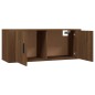vidaXL 3-tlg. TV-Schrank-Set Braun Eichen-Optik Holzwerkstoff vidaXL 3-tlg. TV-Schrank-Set Braun Eichen-Optik Holzwerkstoff