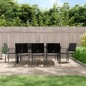 vidaXL 9-tlg. Garten-Essgruppe Poly Rattan und Stahl vidaXL 9-tlg. Garten-Essgruppe Poly Rattan und Stahl