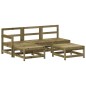 vidaXL 5-tlg. Garten-Lounge-Set mit Kissen Imprägniertes Kiefernholz vidaXL 5-tlg. Garten-Lounge-Set mit Kissen Imprägniertes Kiefernholz