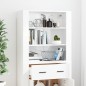 vidaXL Highboard Hochglanz-Weiß Holzwerkstoff vidaXL Highboard Hochglanz-Weiß Holzwerkstoff