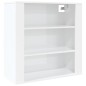 vidaXL Highboard Hochglanz-Weiß Holzwerkstoff vidaXL Highboard Hochglanz-Weiß Holzwerkstoff