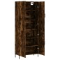 Highboard Räuchereiche 69,5x34x180 cm Holzwerkstoff Highboard Räuchereiche 69,5x34x180 cm Holzwerkstoff