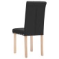 Esszimmerstühle 4 Stk. Schwarz Stoff Esszimmerstühle 4 Stk. Schwarz Stoff