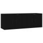 vidaXL TV-Wandschränke 2 Stk. Schwarz 57x34,5x40 cm vidaXL TV-Wandschränke 2 Stk. Schwarz 57x34,5x40 cm