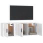 vidaXL 2-tlg. TV-Schrank-Set Hochglanz-Weiß Holzwerkstoff vidaXL 2-tlg. TV-Schrank-Set Hochglanz-Weiß Holzwerkstoff