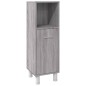 vidaXL 3-tlg. Badmöbel-Set Grau Sonoma Holzwerkstoff vidaXL 3-tlg. Badmöbel-Set Grau Sonoma Holzwerkstoff