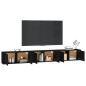 vidaXL TV-Wandschränke 3 Stk. Schwarz 100x34,5x40 cm vidaXL TV-Wandschränke 3 Stk. Schwarz 100x34,5x40 cm