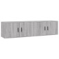 vidaXL TV-Wandschränke 2 Stk. Grau Sonoma 80x34,5x40 cm vidaXL TV-Wandschränke 2 Stk. Grau Sonoma 80x34,5x40 cm