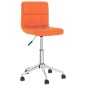 Drehbare Esszimmerstühle 2 Stk. Orange Kunstleder Drehbare Esszimmerstühle 2 Stk. Orange Kunstleder