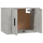vidaXL TV-Wandschränke 3 Stk. Betongrau 57x34,5x40 cm vidaXL TV-Wandschränke 3 Stk. Betongrau 57x34,5x40 cm
