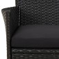 vidaXL 7-tlg. Garten-Essgruppe mit Kissen Schwarz Poly Rattan vidaXL 7-tlg. Garten-Essgruppe mit Kissen Schwarz Poly Rattan