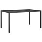 vidaXL 7-tlg. Garten-Essgruppe mit Kissen Schwarz Poly Rattan vidaXL 7-tlg. Garten-Essgruppe mit Kissen Schwarz Poly Rattan