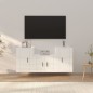 vidaXL 3-tlg. TV-Schrank-Set Hochglanz-Weiß Holzwerkstoff vidaXL 3-tlg. TV-Schrank-Set Hochglanz-Weiß Holzwerkstoff