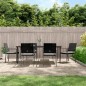 vidaXL 7-tlg. Garten-Essgruppe mit Kissen Poly Rattan und Stahl vidaXL 7-tlg. Garten-Essgruppe mit Kissen Poly Rattan und Stahl