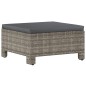 vidaXL 8-tlg. Garten-Lounge-Set mit Kissen Grau Poly Rattan vidaXL 8-tlg. Garten-Lounge-Set mit Kissen Grau Poly Rattan