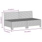 vidaXL 8-tlg. Garten-Lounge-Set mit Kissen Grau Poly Rattan vidaXL 8-tlg. Garten-Lounge-Set mit Kissen Grau Poly Rattan