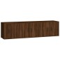 vidaXL 3-tlg. TV-Schrank-Set Braun Eichen-Optik Holzwerkstoff vidaXL 3-tlg. TV-Schrank-Set Braun Eichen-Optik Holzwerkstoff