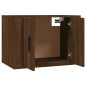 vidaXL 3-tlg. TV-Schrank-Set Braun Eichen-Optik Holzwerkstoff vidaXL 3-tlg. TV-Schrank-Set Braun Eichen-Optik Holzwerkstoff