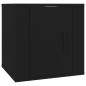 vidaXL 2-tlg. TV-Schrank-Set Schwarz Holzwerkstoff vidaXL 2-tlg. TV-Schrank-Set Schwarz Holzwerkstoff