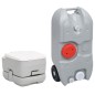 vidaXL Tragbare Camping-Toilette mit Wasserbehälter vidaXL Tragbare Camping-Toilette mit Wasserbehälter